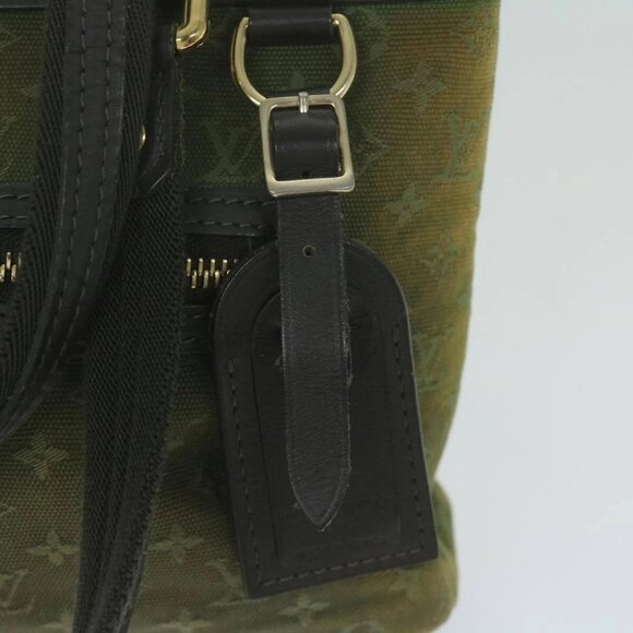 LOUIS VUITTON Monogram Mini Lucille PM Hand Bag TST Khaki LV Auth - Picture 12 of 16